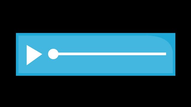 video animation icon voicemail playing audio, on a transparent background with zero alpha channel