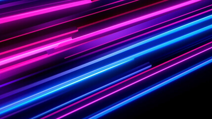 AI art Gradients　lines of light neon colors　光の線