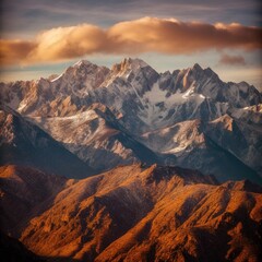 Rugged Mountain Range, Generative AI