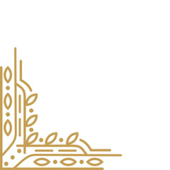 Mandala Ornament Corner