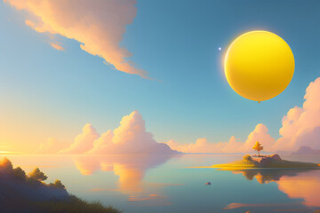 Obraz premium hot air balloon