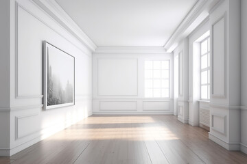 3D Interior Of House, Generative Ai