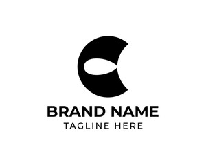 Modern letter C logo design 
