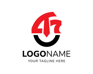 abstract traditional hat of Makassar logo design with monoline style