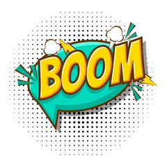 Speech bubble comic expression