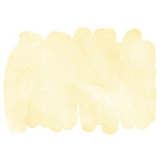 Yellow Watercolor Brushstrokes Decor