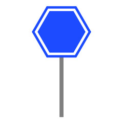 Blank Traffic Sign
