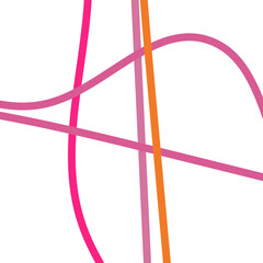 Pink Graphic Lines Background 