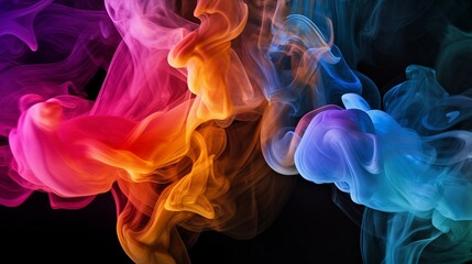 Fototapeta premium smoke fabric textured background graphic resource stock illustration Generative AI
