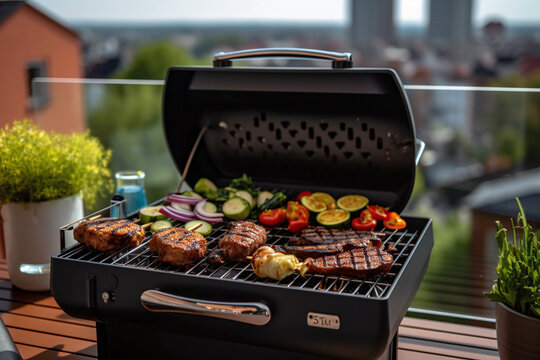 BBQ on the balcony