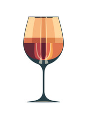 wineglass celebration and elegance
