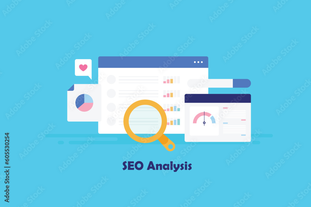 Aufkleber business intelligence software analysing website keyword ranking, site speed, competitive analytics 
