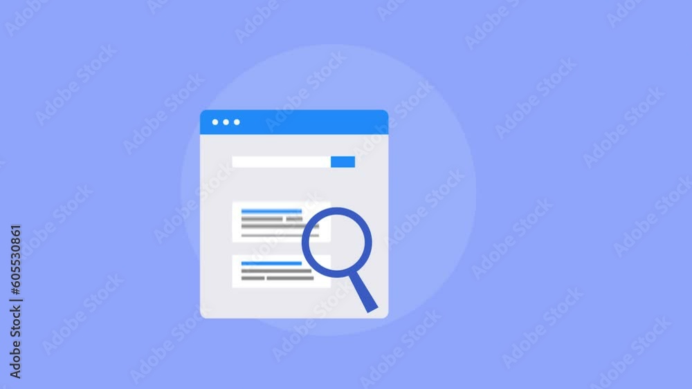 Poster contextual website link on search page. seo keyword ranking development sending more targeted audien