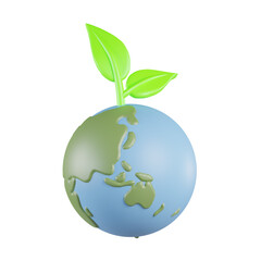 Eco Friendly 3D Icon