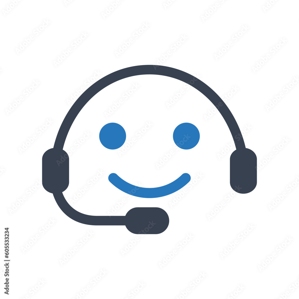 Canvas Prints Customer service vector icon