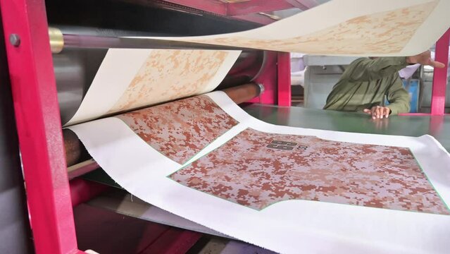 Sublimation Transfer Machine in Big  Factory 