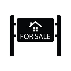 For sale sign icon design. isolated on white background. vector illustration 