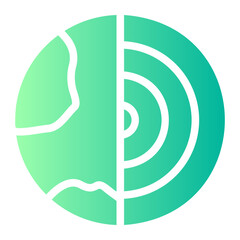 geothermal gradient icon