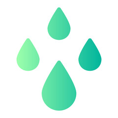 raindrop gradient icon