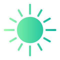 sun gradient icon