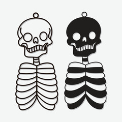 hand-drawn Skull vector svg design