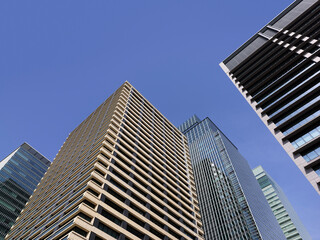 modern office building.An office building near Otemachi, Chiyoda-ku, Tokyo, taken in May 2023.