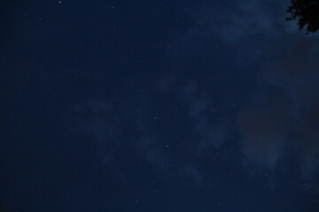 Fototapeta na wymiar sky with stars, Jasper National Park, Alberta