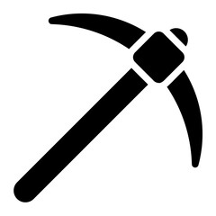 pick mattock glyph icon