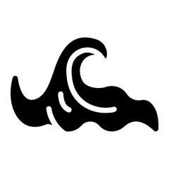 wave glyph icon