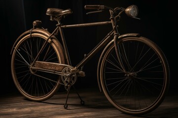 Fototapeta na wymiar First patented bicycle in 1897. Generative AI