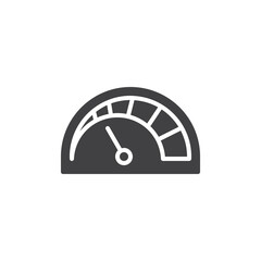 Meter dashboard vector icon