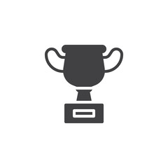 Trophy cup vector icon
