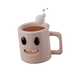 cute coffee mug 3d cartoon