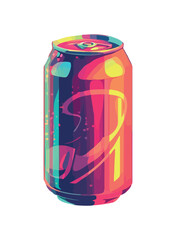 soda bottle icon on grunge backdrop