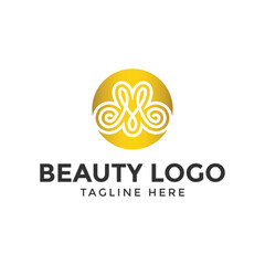 M letter combined with simple flower petals. Beautiful and elegant logo. Companies such as beauty salons, spas, beauty products, accessories, and fashion are suitable for using this logo.