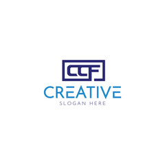 monogram clever CCF vector template