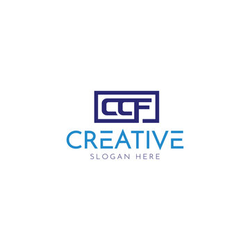 monogram clever CCF vector template
