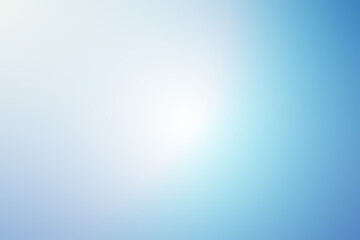 Abstract background of light blue shades with glare and bokeh effect.