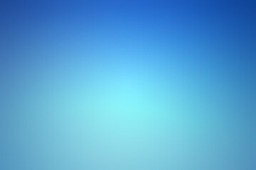 Abstract background of light blue shades with glare and bokeh effect.