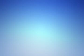 Abstract background of light blue shades with glare and bokeh effect.