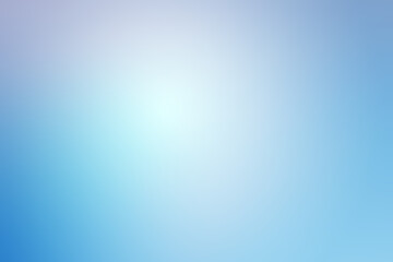 Abstract background of light blue shades with glare and bokeh effect.