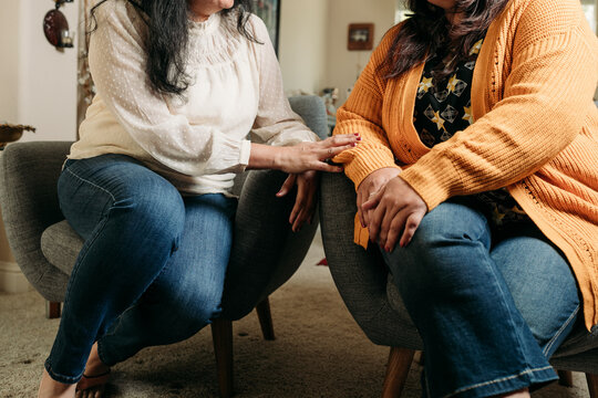 South Asian Mother and daughter portraits 