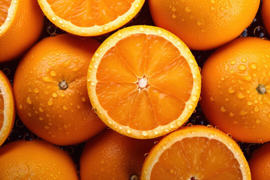 Oranges background