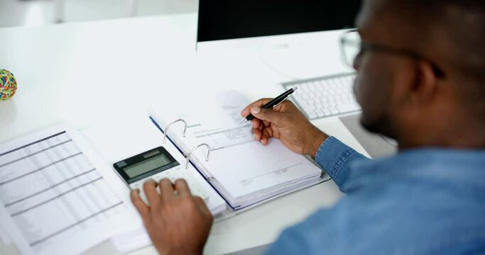African Tax Accountant Ledger Public Record