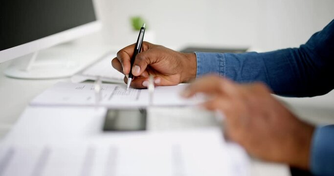 African Tax Accountant Ledger Public Record