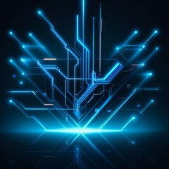 This is a Modern Technology Light effect AI Generated Image