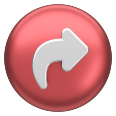 Share button. Share icon. 3D illustration.