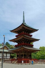 Naklejka premium 三重塔