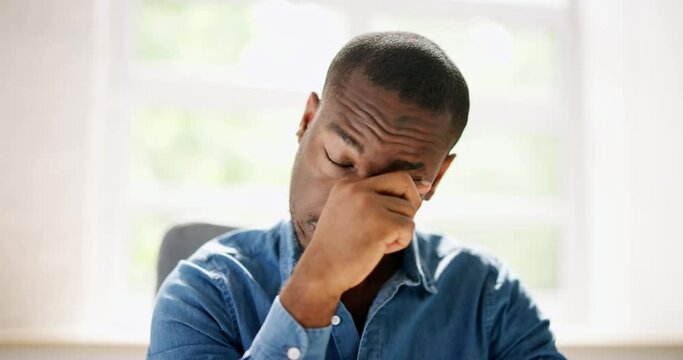 Tired Exhausted Eye Pain
