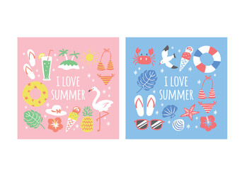 夏のイメージイラスト